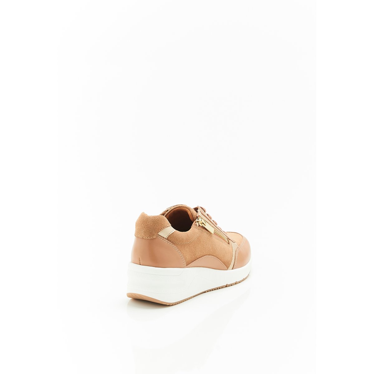 Baskets compensées Amortyl marron camel, DAMART