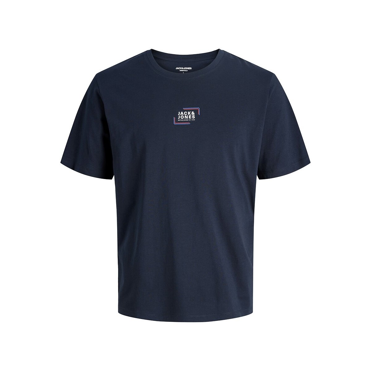 T-shirt manches courtes bleu marine, JACK & JONES
