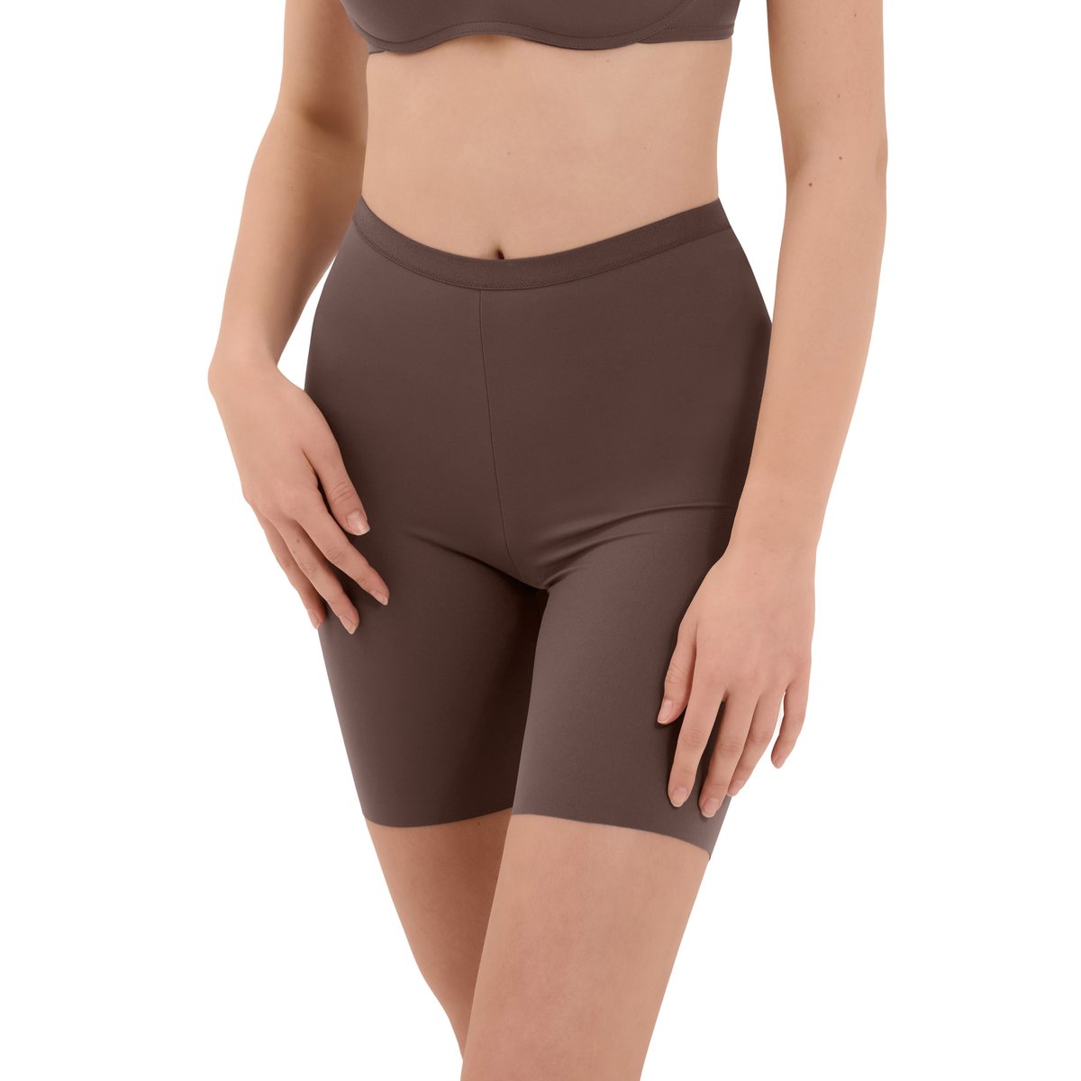 Panty long taille haute Maya chocolat, LISCA