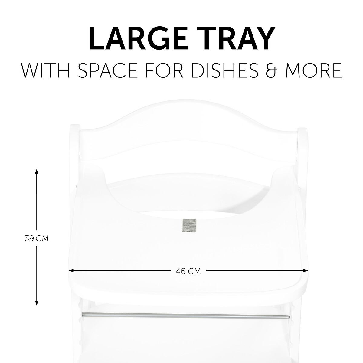 Alpha Wooden Tray white, HAUCK