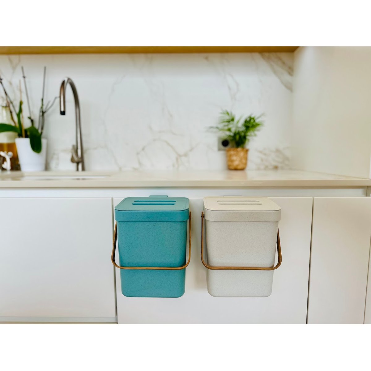 Poubelle de table BODEN blanc, KITCHEN MOVE