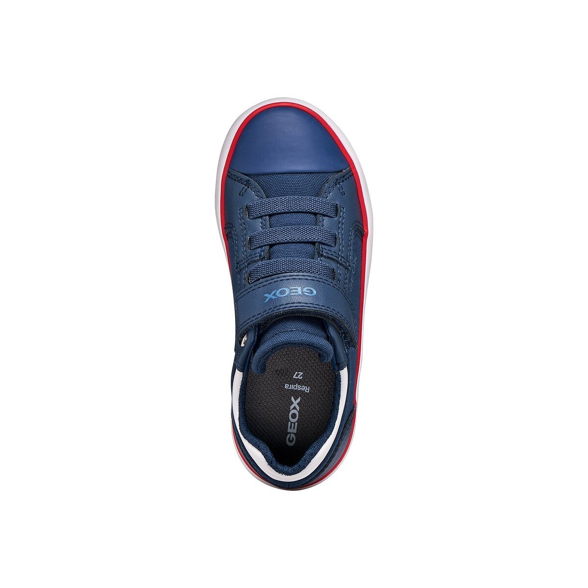 Baskets respirantes GISLI bleu marine/blanc, GEOX