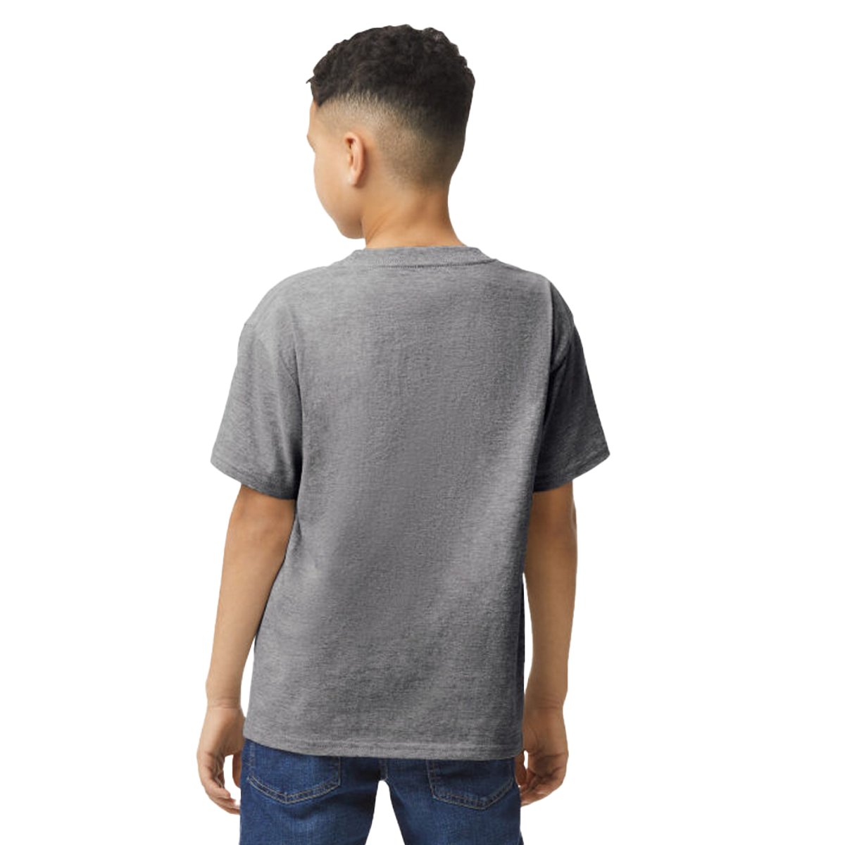 T-shirt uni manches courtes SOFTSTYLE gris, GILDAN