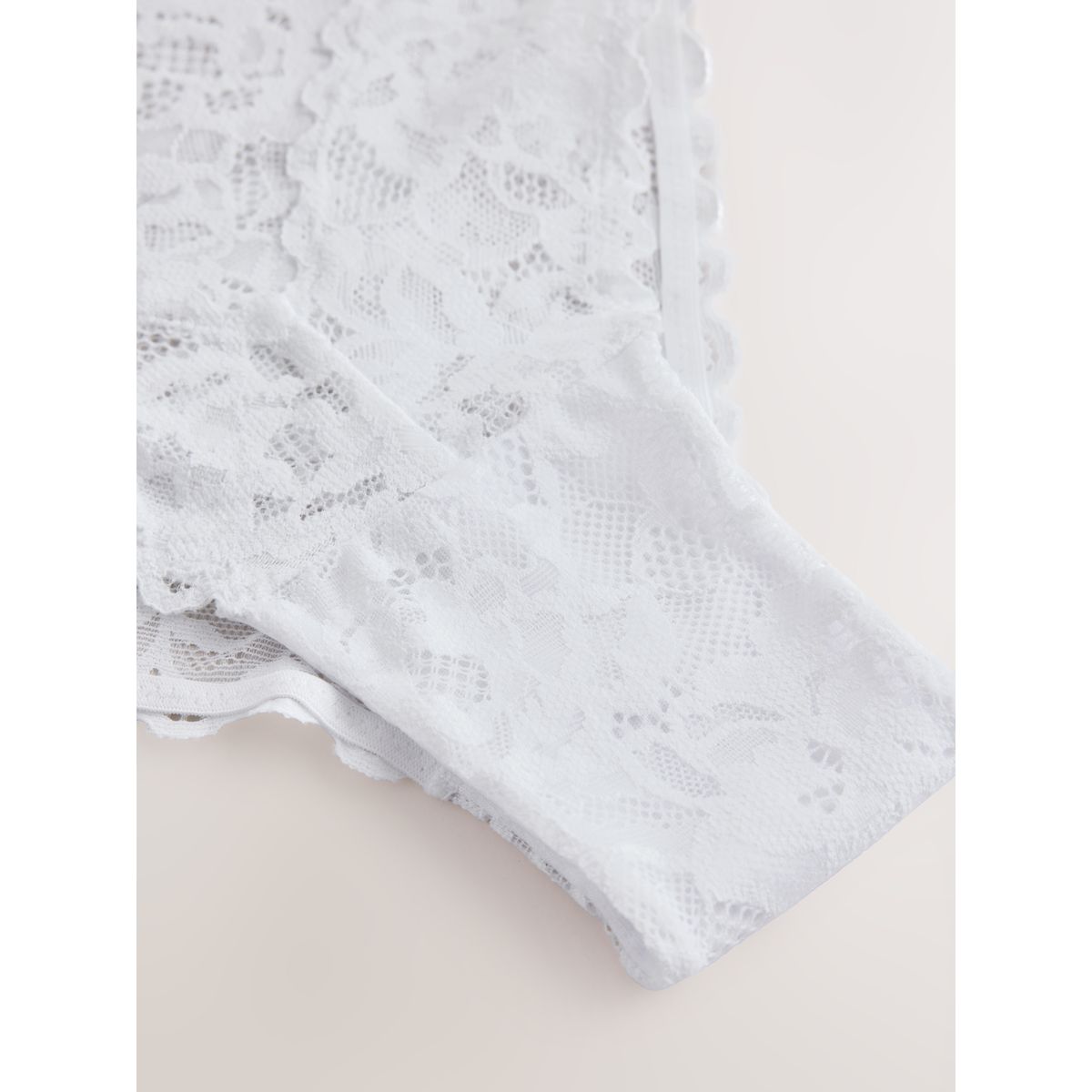 Culotte en dentelle, lot de 3 blanc, NEXT