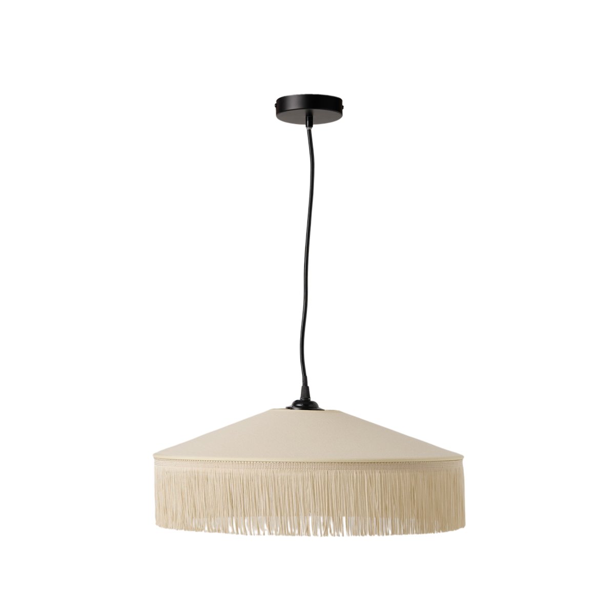 Suspension frangée - SOLINE beige, CAMIF