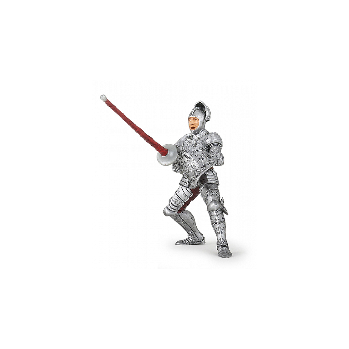 Figurine Chevalier en armure gris, PAPO