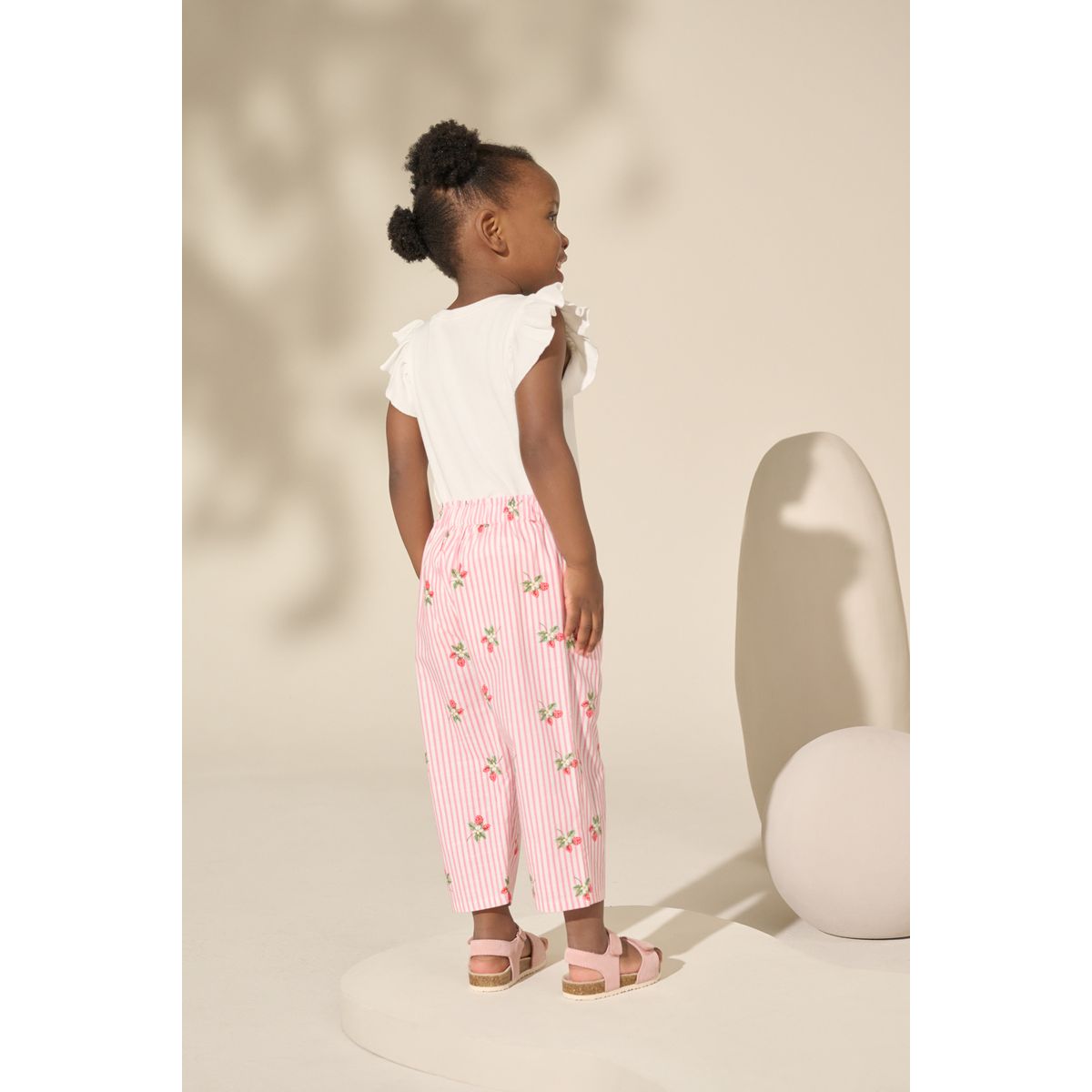 Pantalons impression rose fraise, NEXT
