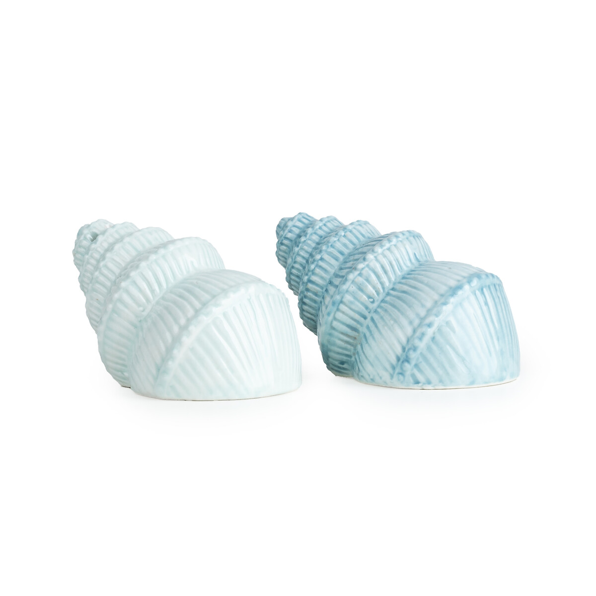 Set of 2 'Shells' Salt & Pepper Pots blue, SO'HOME