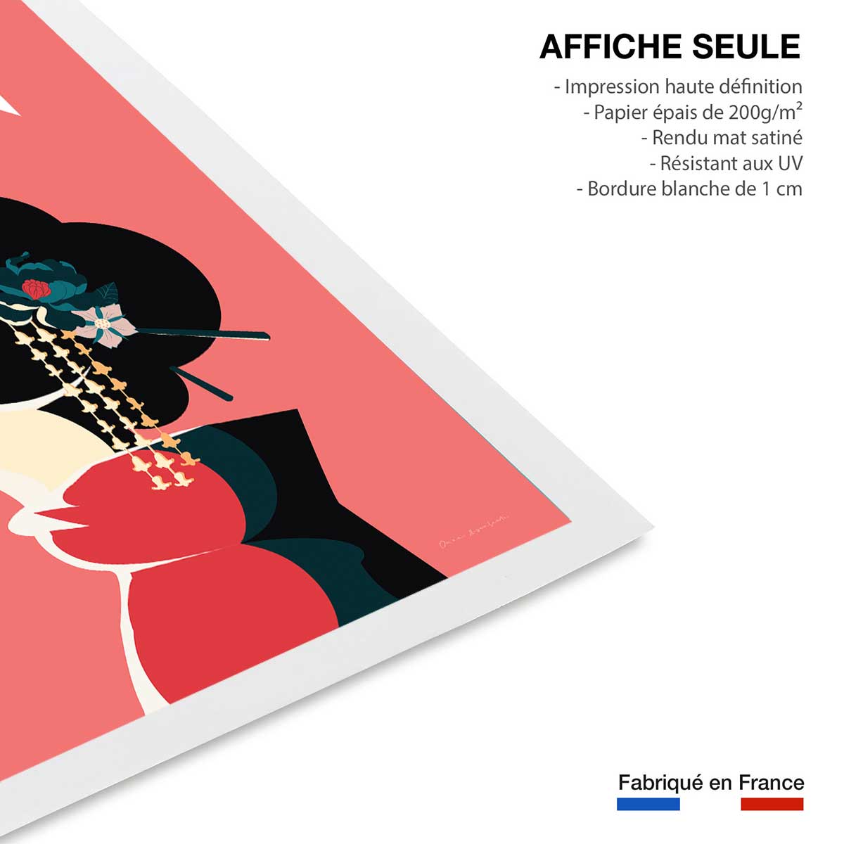 Affiche voyage Japon et tradition affiche seule, HEXOA