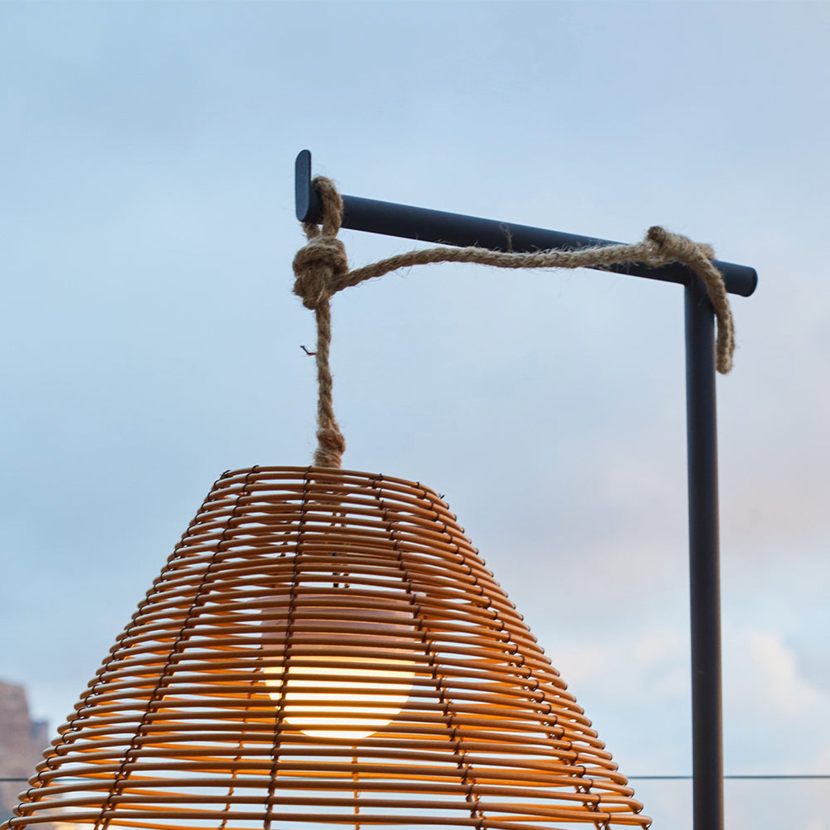 Pied support de lampe HOLD ME gris, LUMISKY