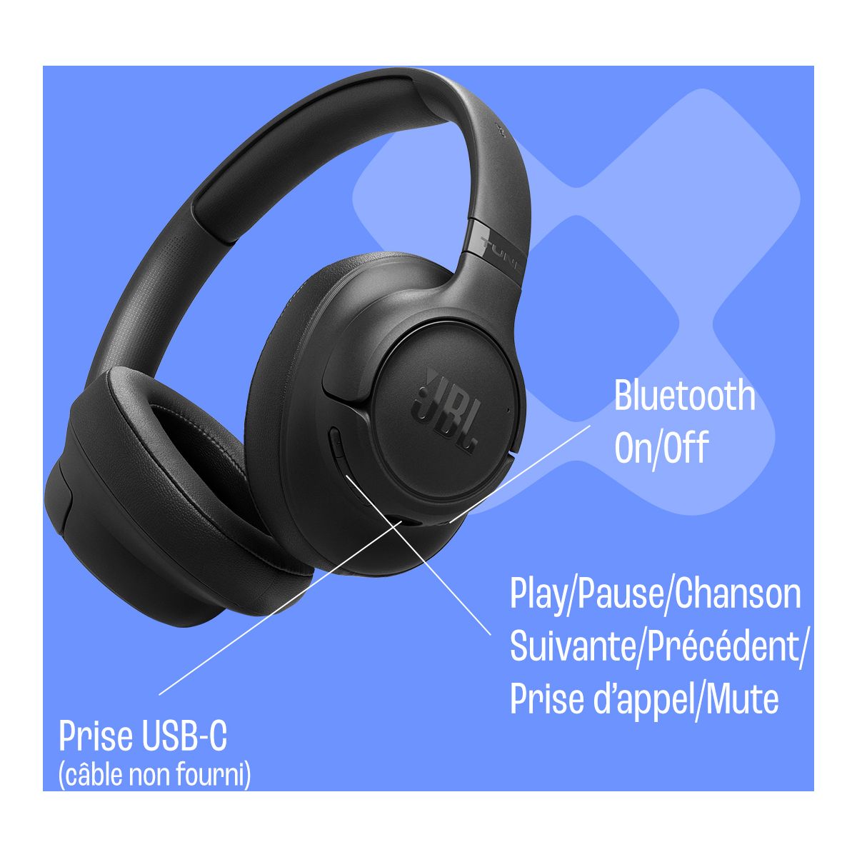 Casque Tune 730BT Beige couleur unique, JBL