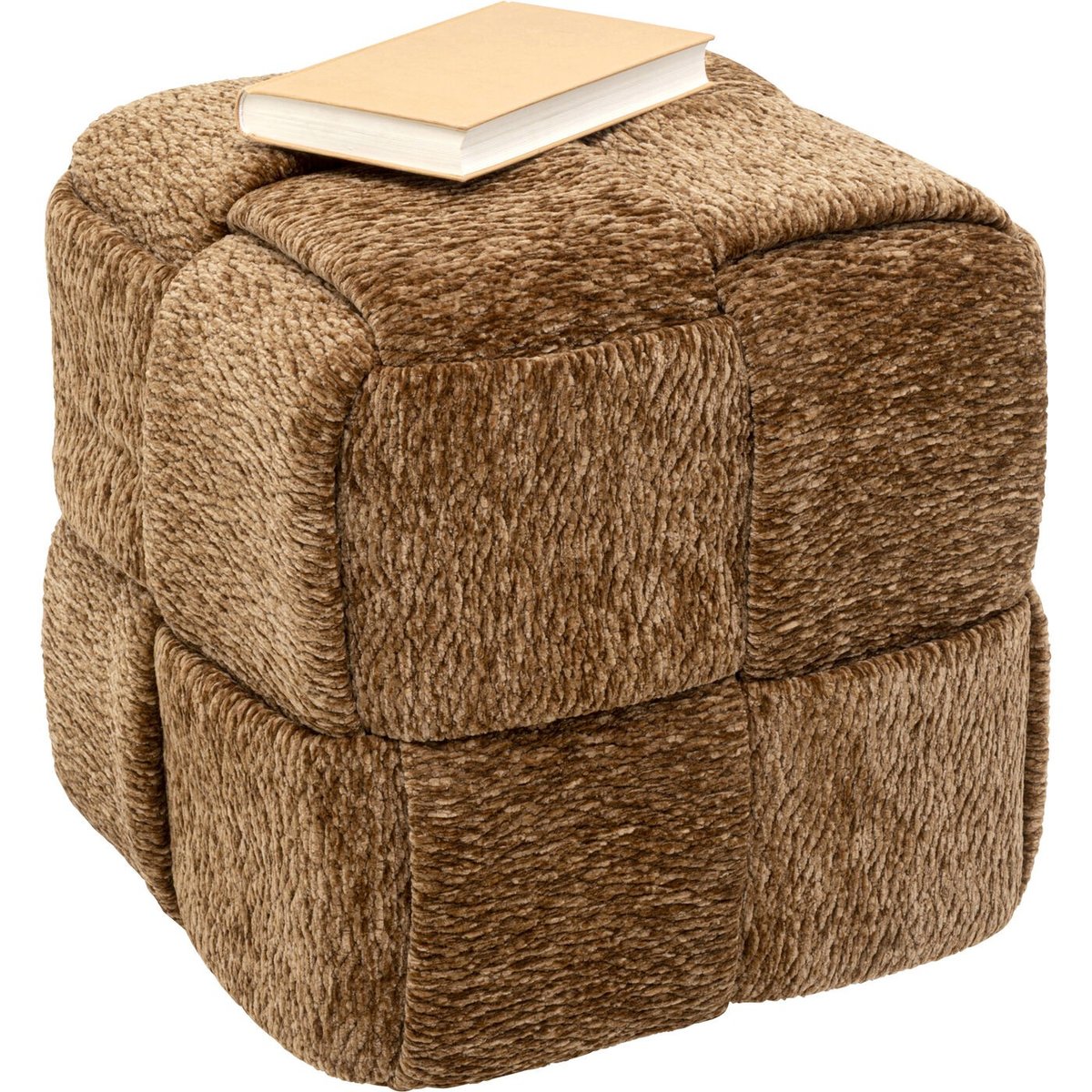 Tabouret cubique, VESUV marron, KARE DESIGN
