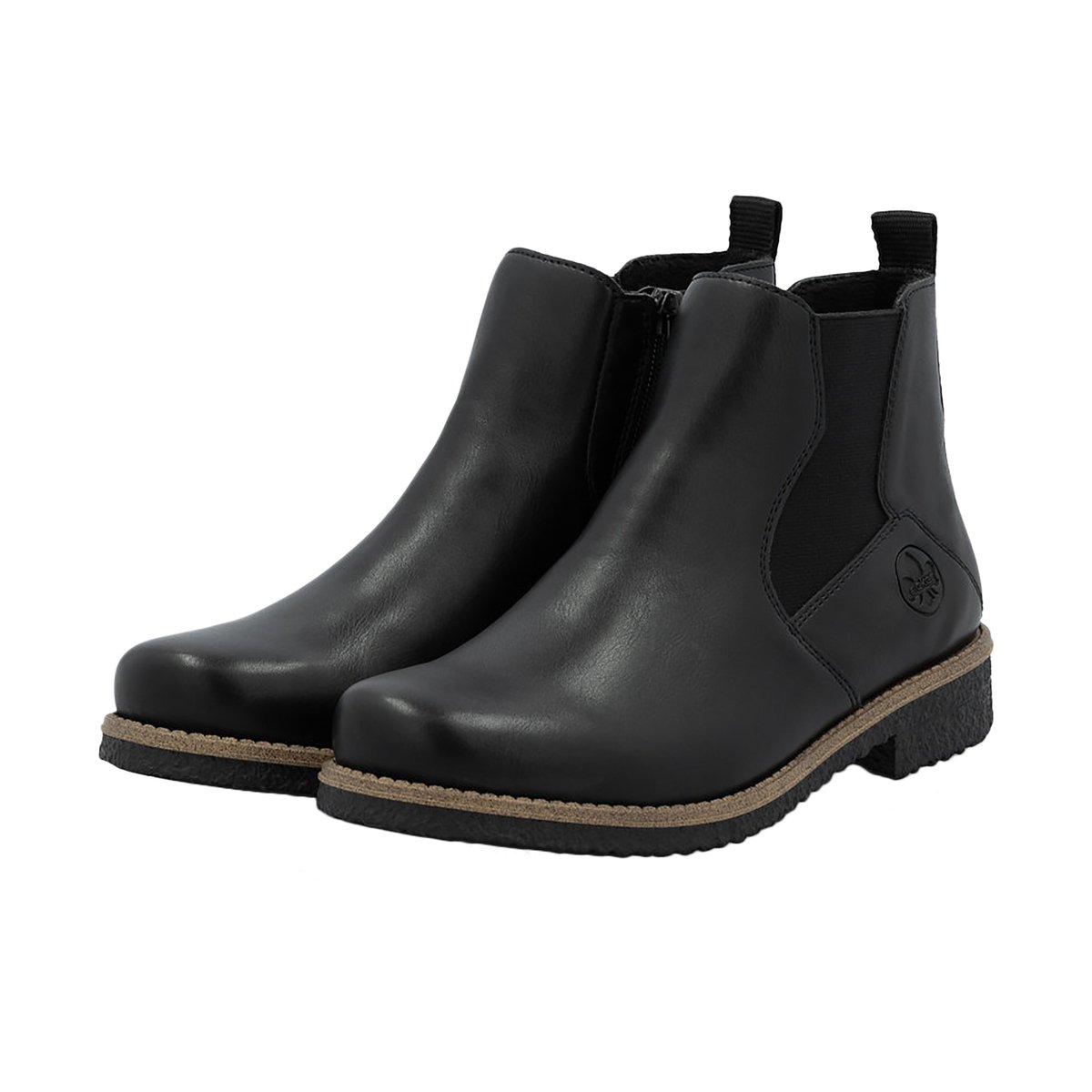 Bottine Cuir noir, RIEKER