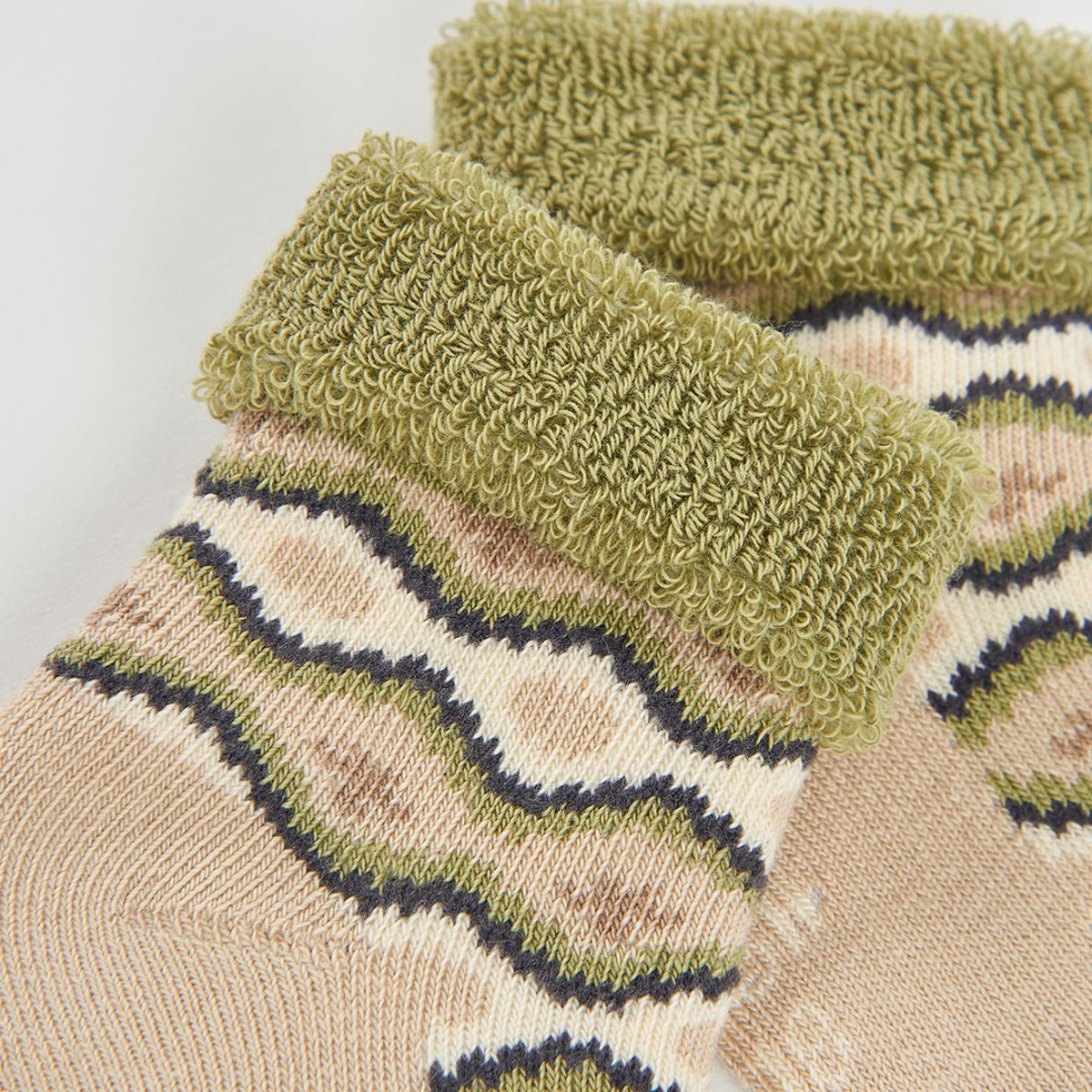 Lot chaussettes bébé imprimé animal blanc, BOBOLI