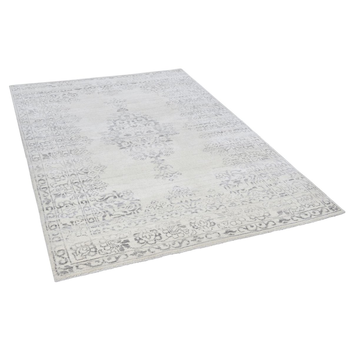 Tapis vintage Versian, noué main, 100% laine naturel, THEKO