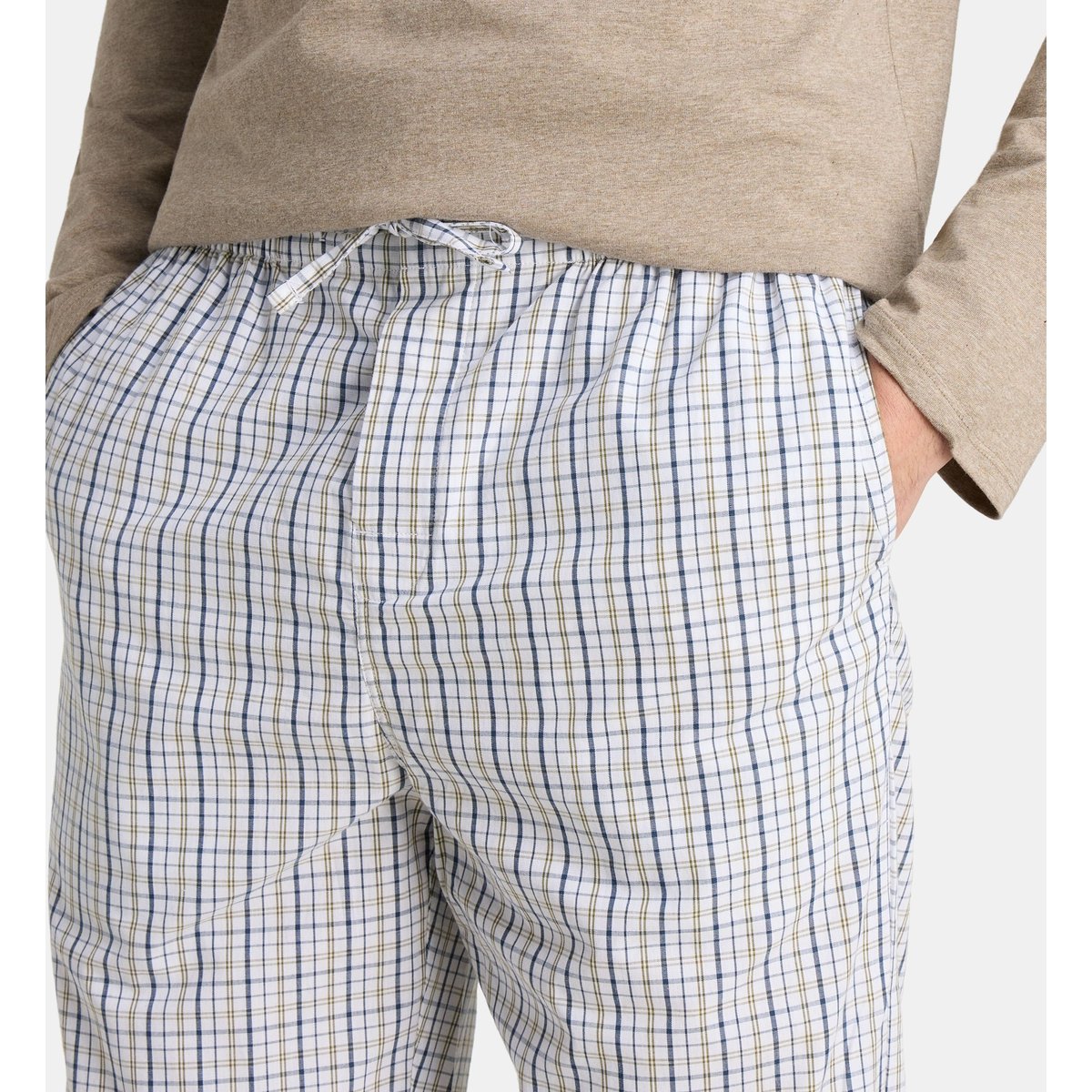 Ensemble de pyjama long babiel en coton bio taupe, GALERIES LAFAYETTE