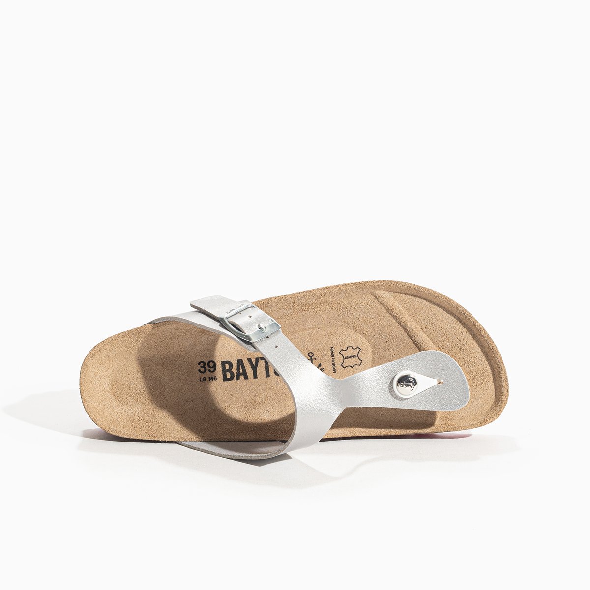 Sandales MISS argent, BAYTON