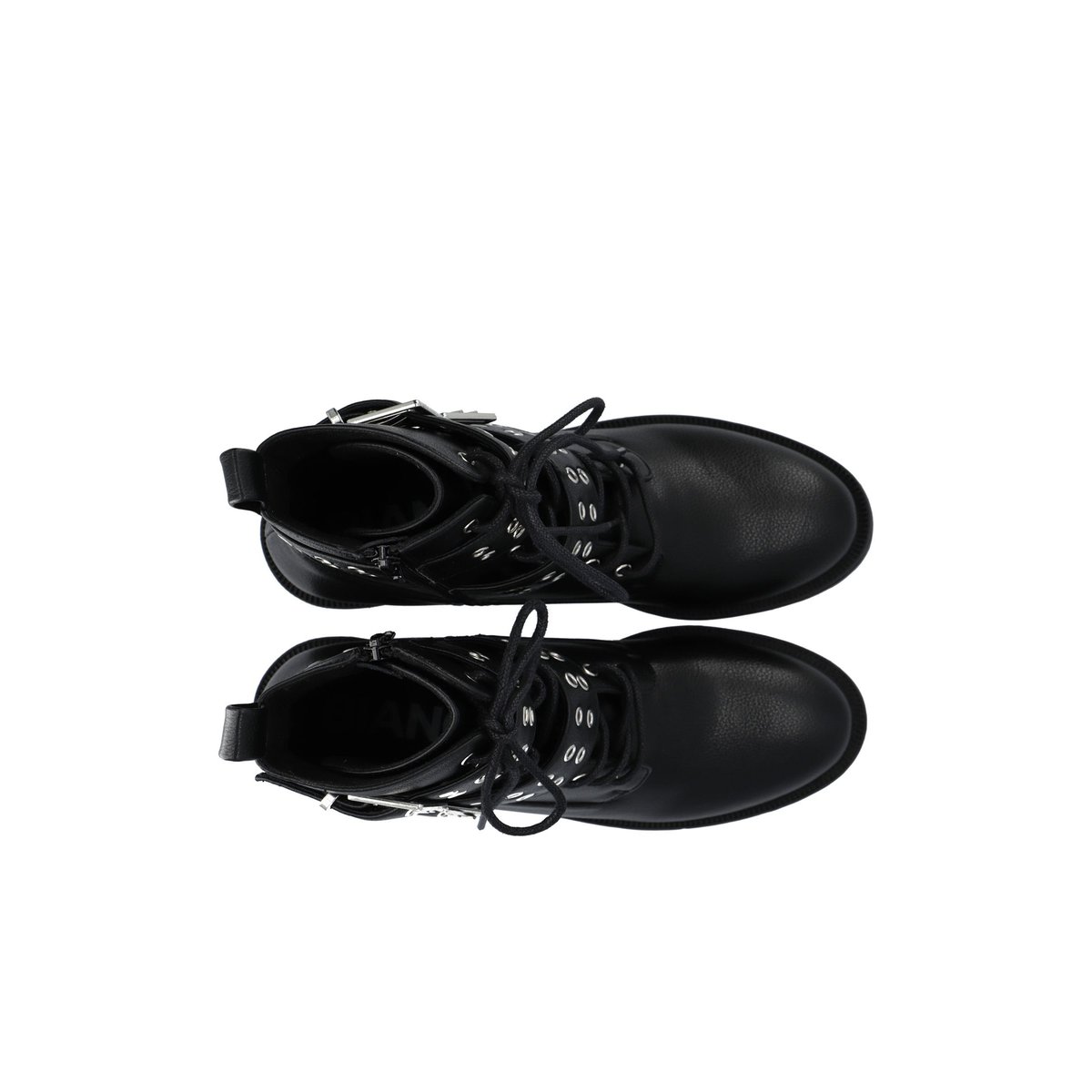 Bottes À Boucles noir - black, BIANCO