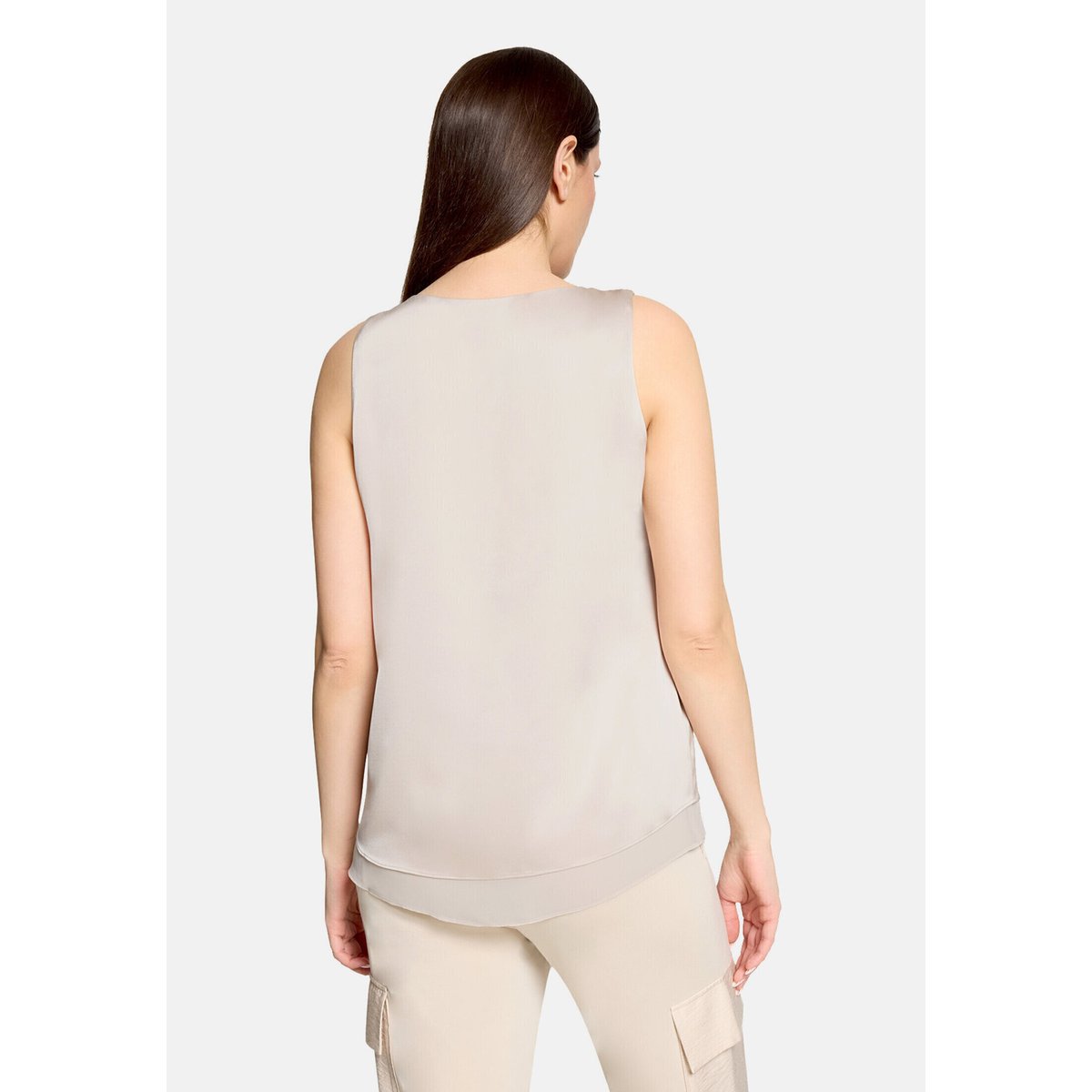 Haut façon blouse unicolore limelight, BETTY BARCLAY