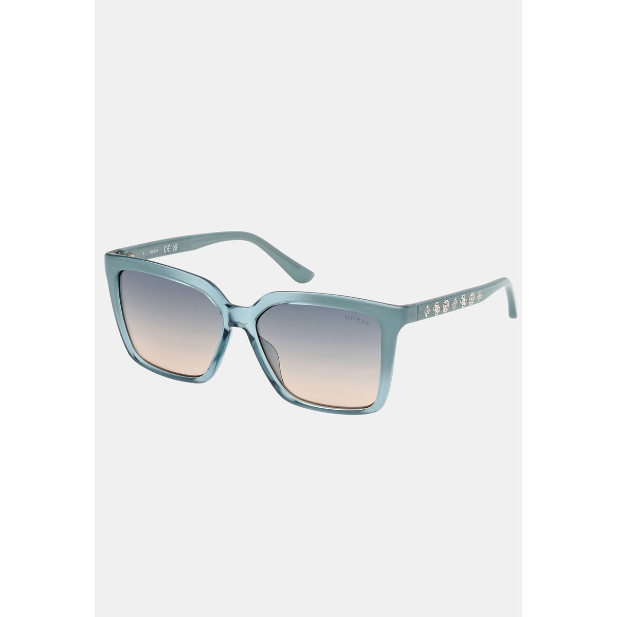Lunettes De Soleil Carrées turquoise, GUESS