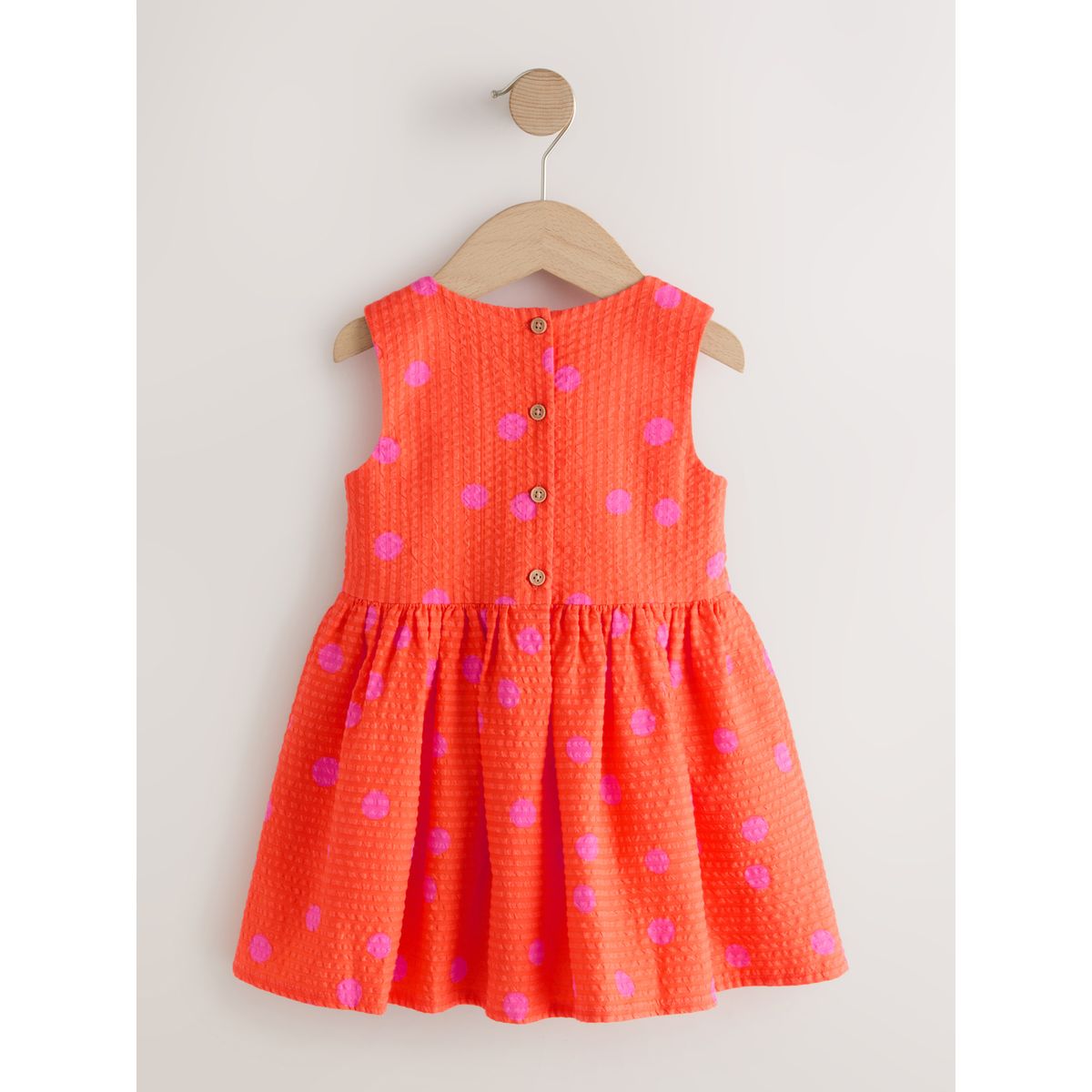 Robe de cérémonie avec fleur appliquée taches orange et rose, NEXT