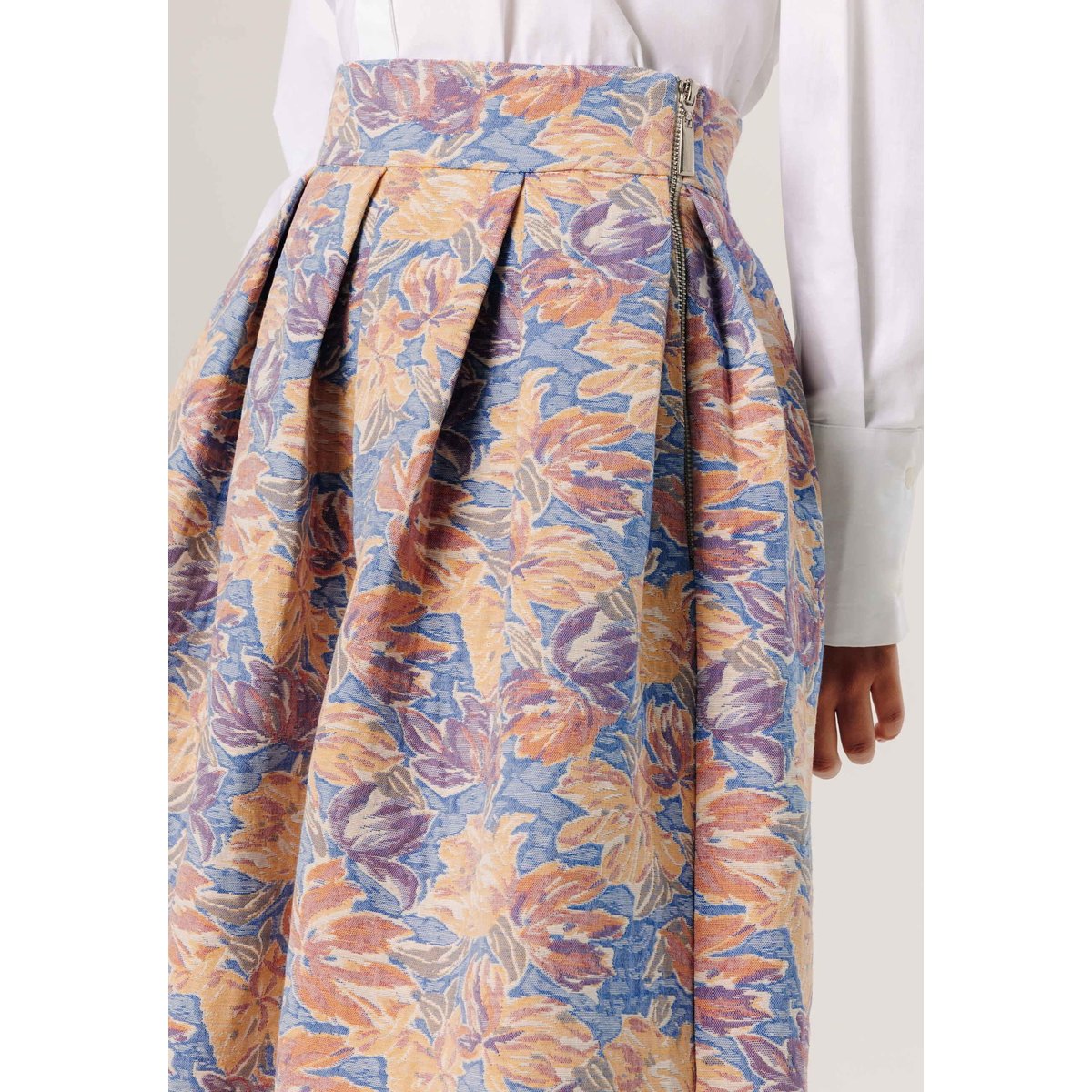 Jupe jacquard multicolore, RODIER