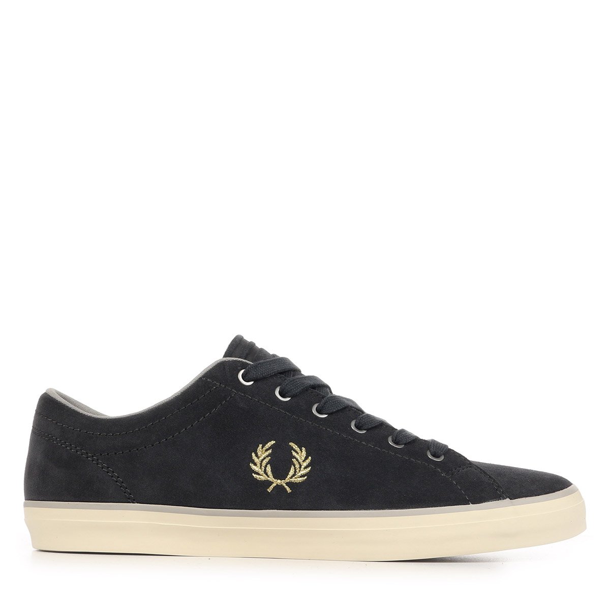 Baskets BASELINE SUEDE anchor grey, FRED PERRY