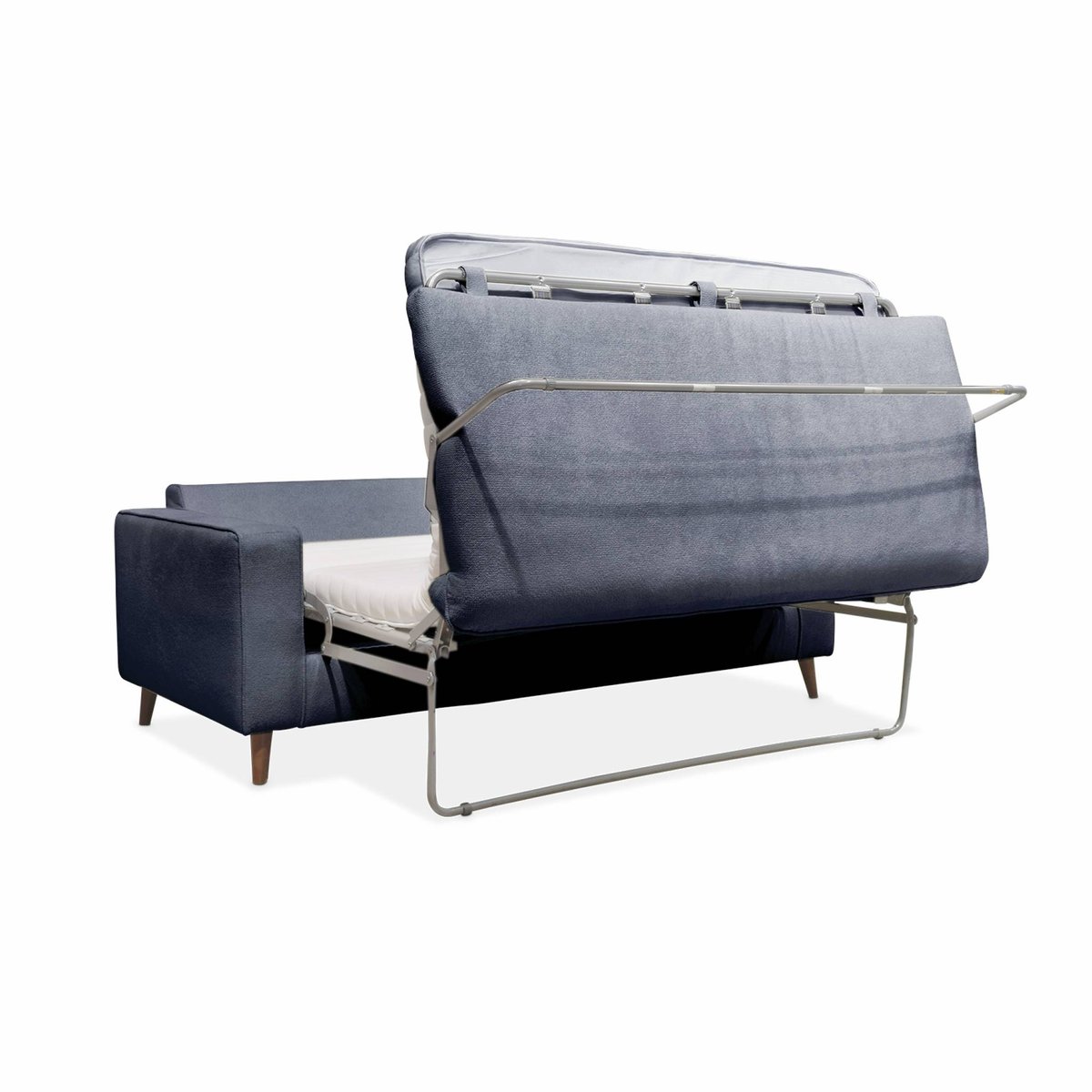 Canapé lit convertible 3 places avec matelas 12cm - Fabriqué en France GUSTAVE ivoire, SWEEEK