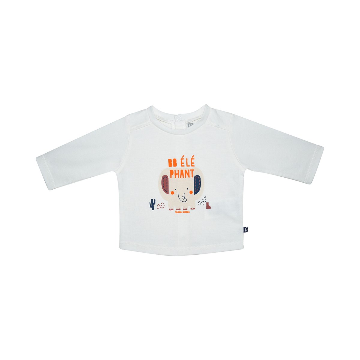 Tee shirt bavoir pantalon gonzague maille naissance rouge, SUCRE D'ORGE