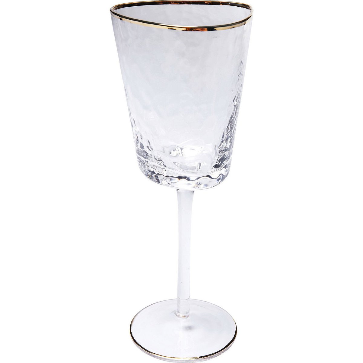 Lot de 4 verres à vin blanc, HOMMAGE transparent, KARE DESIGN