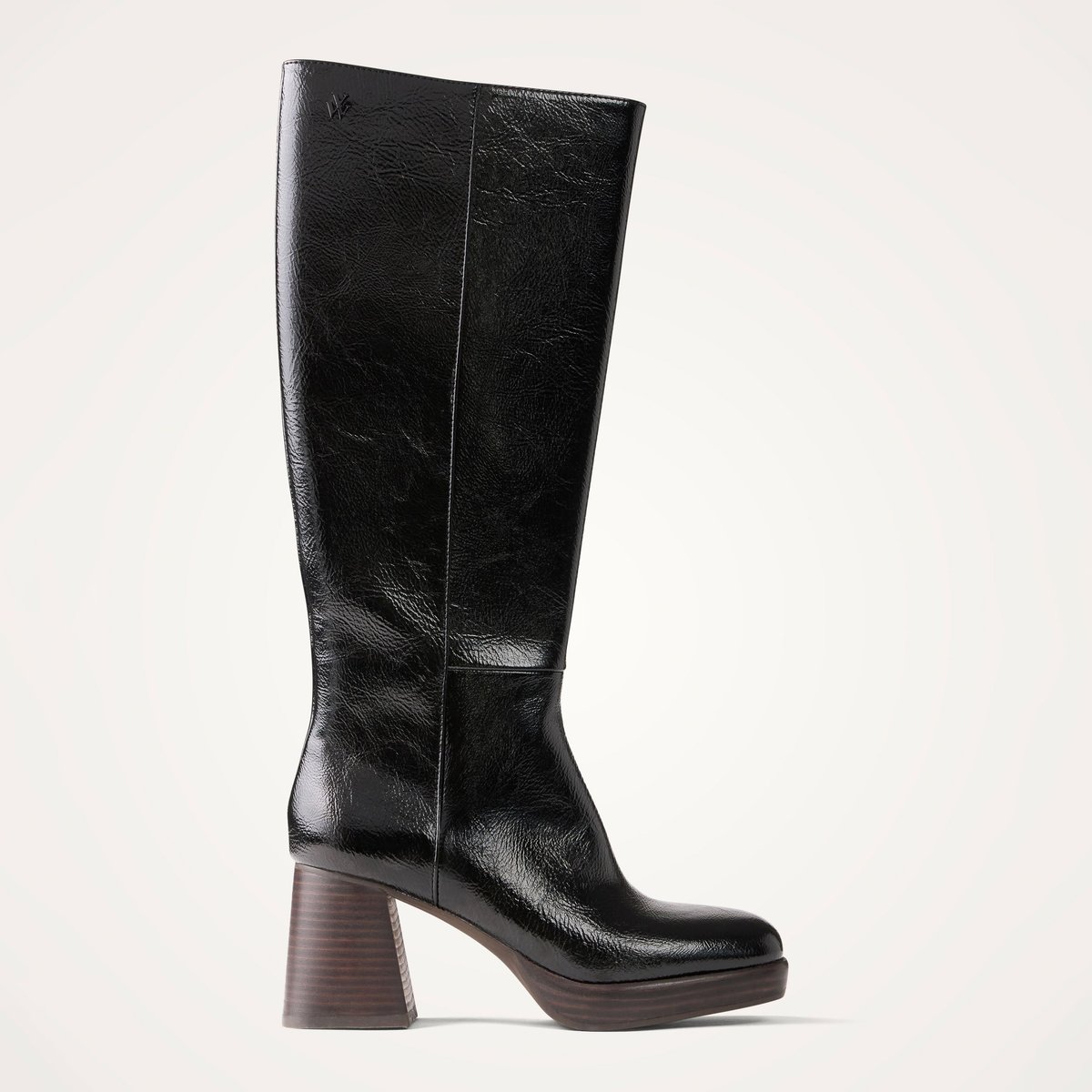 Bottes à talon bois Audrey noir, VANESSA WU