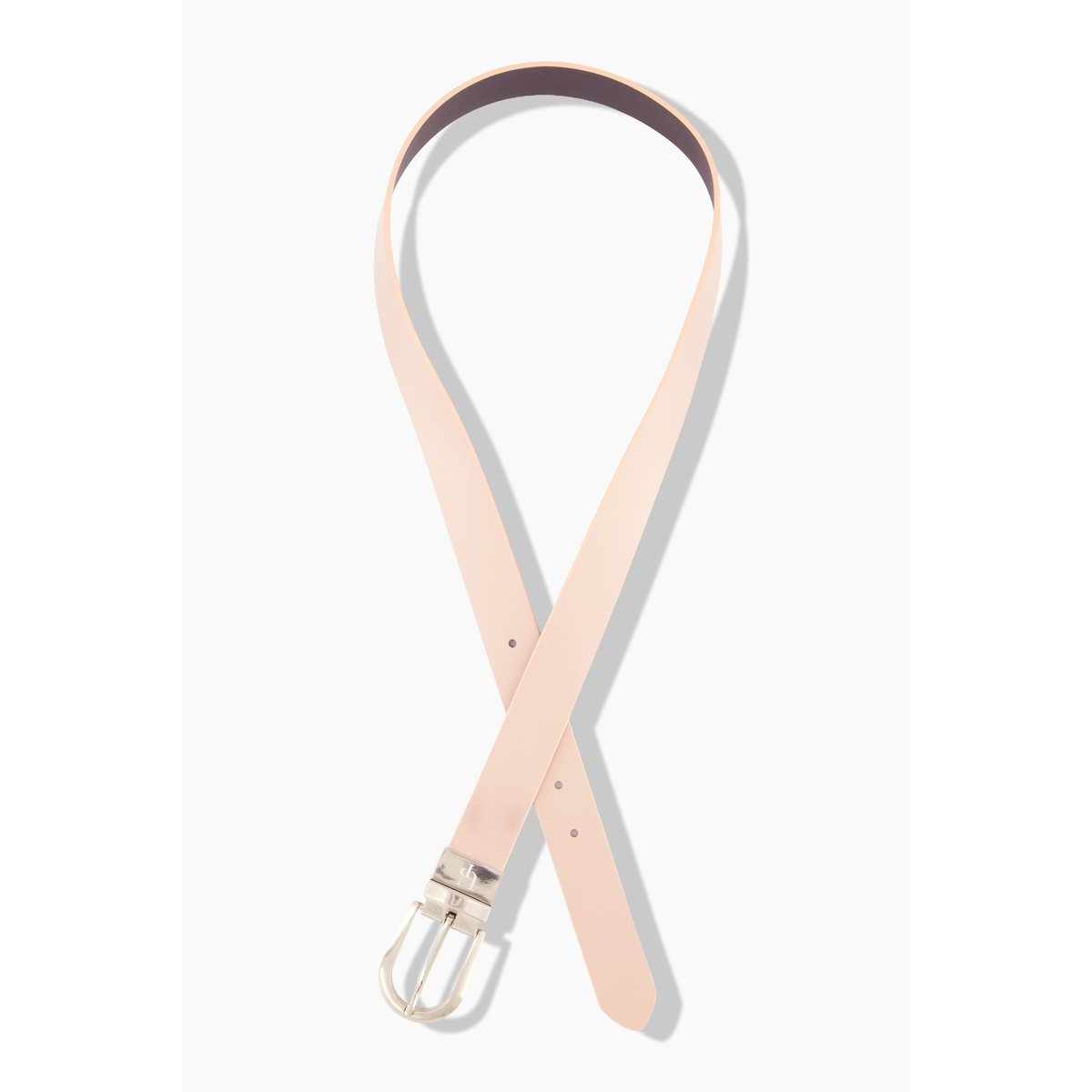 Ceinture réversible, boucle argentée marron clair, ULLA POPKEN