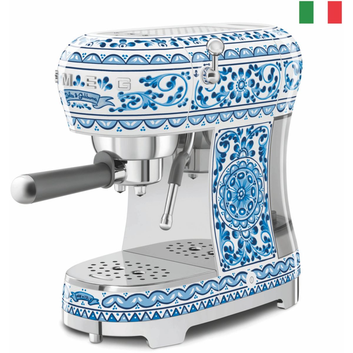 Machine à expresso ECF02DGBEU décoré / spécial brillant, SMEG