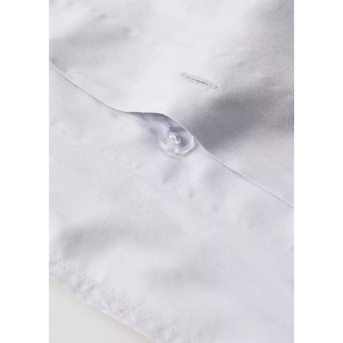 Housse de couette en satin double surpiqûre Lit 180/200 cm violet clair/pastel, MANGO HOME