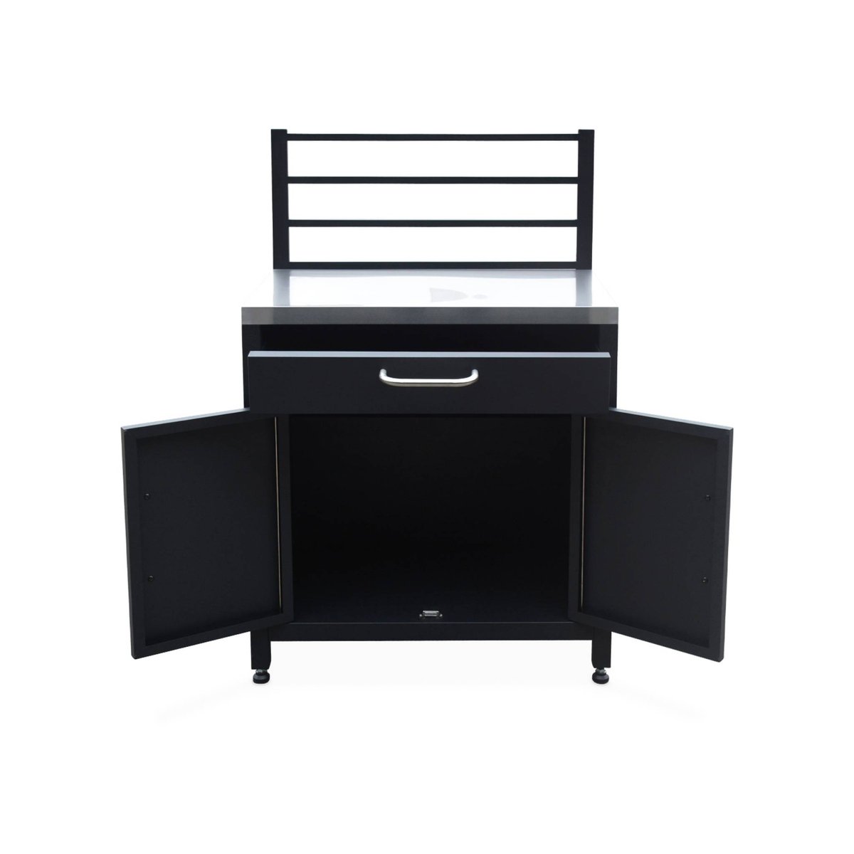 Cuisine extérieure 4 modules acier inoxydable GRIMAUD 4 MODULES noir, SWEEEK