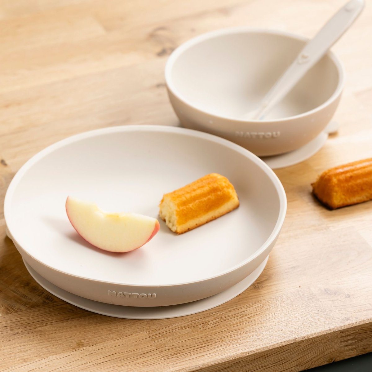 Coffret repas beige, NATTOU