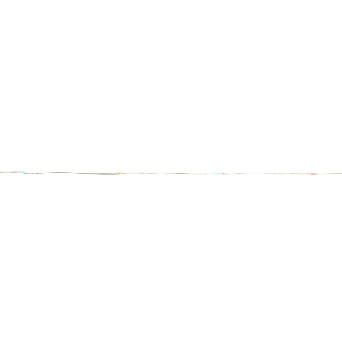 Guirlande lumineuse extérieure solaire 300 LED multicolore 8 fonctions long 30m cuivre argent, FEERIC LIGHTS & CHRISTMAS