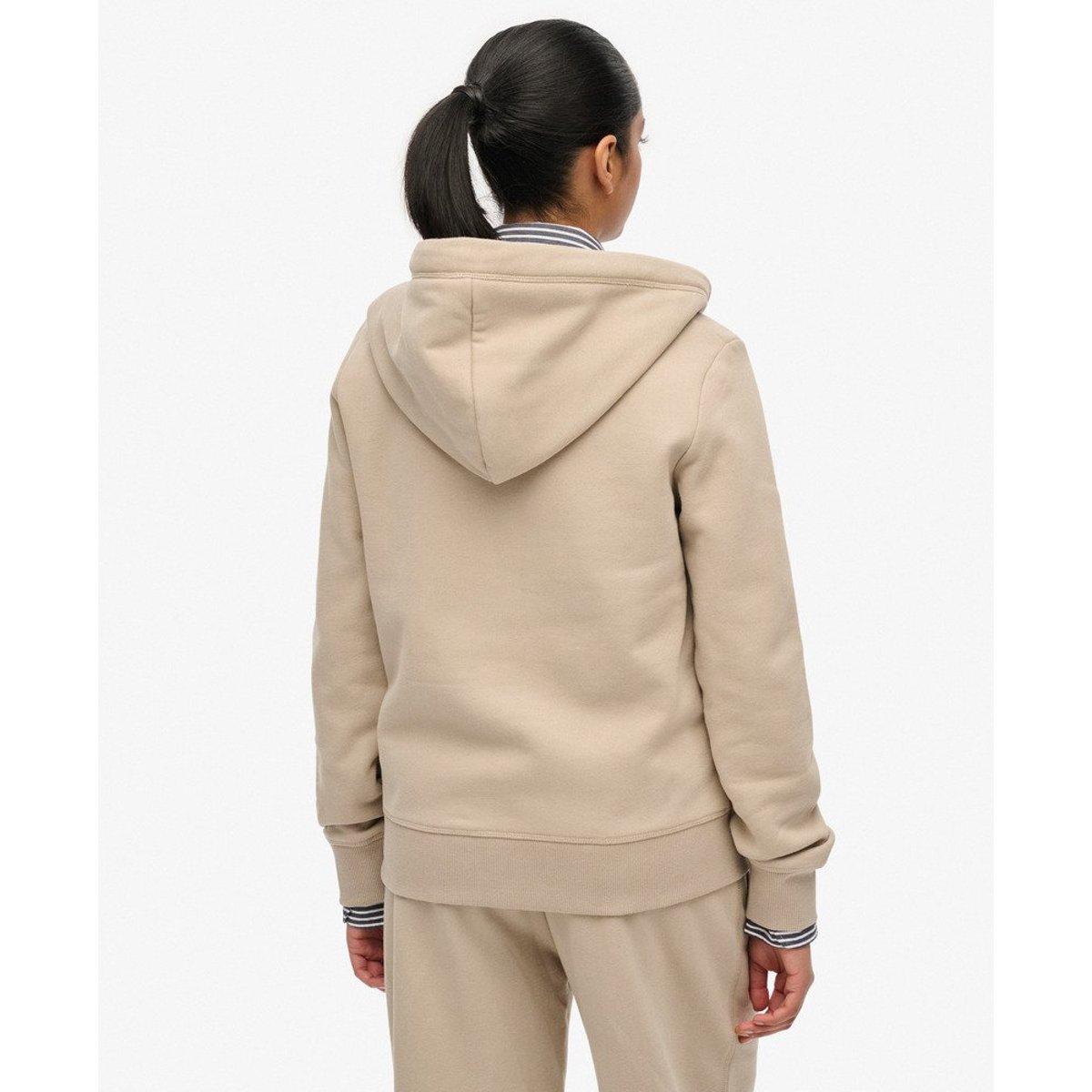 Sweat à capuche gris cobalt, SUPERDRY