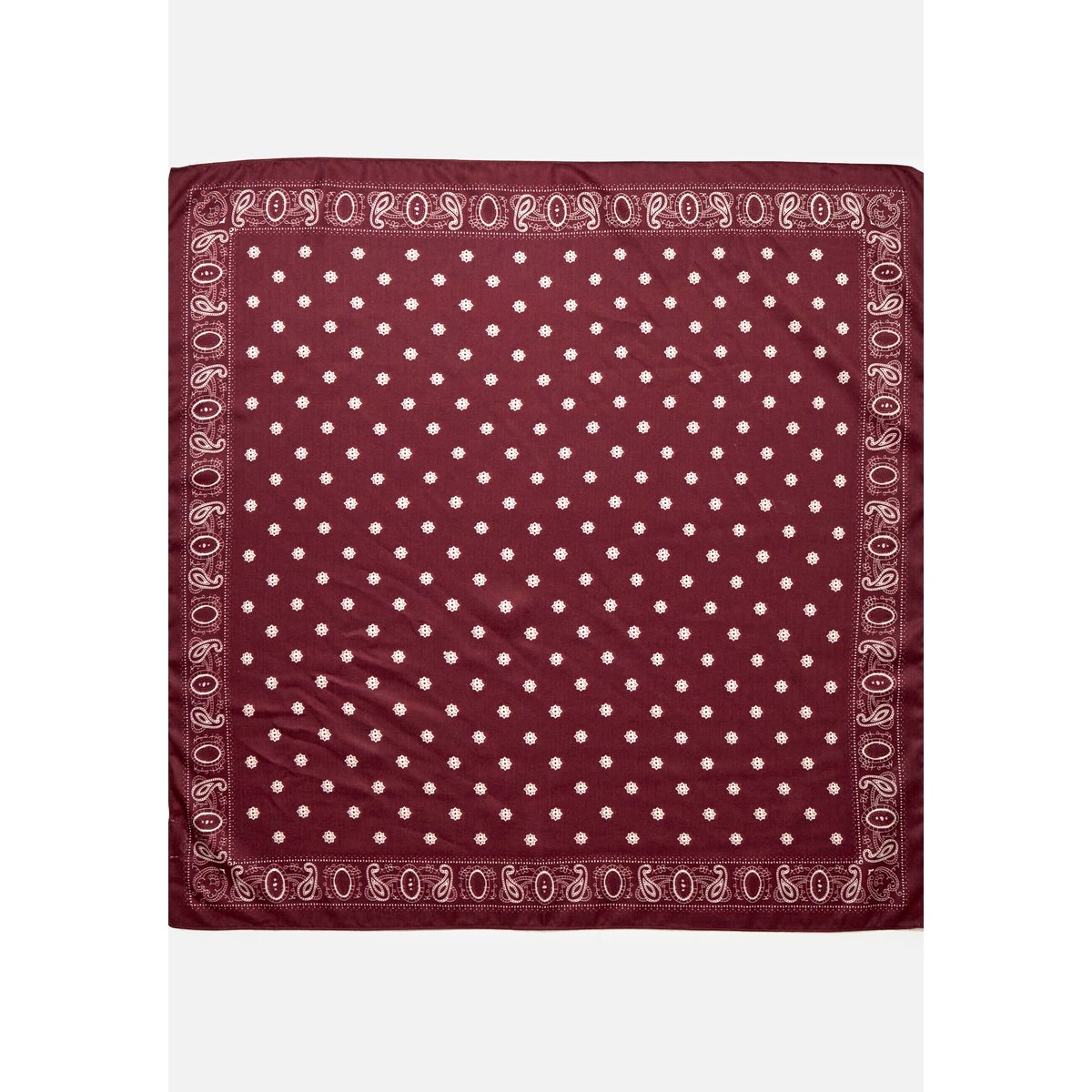 Foulard imprimé graphique rouge bordeaux graphique, DAMART