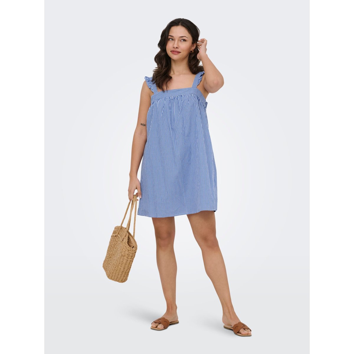 Robe blue bonnet, ONLY
