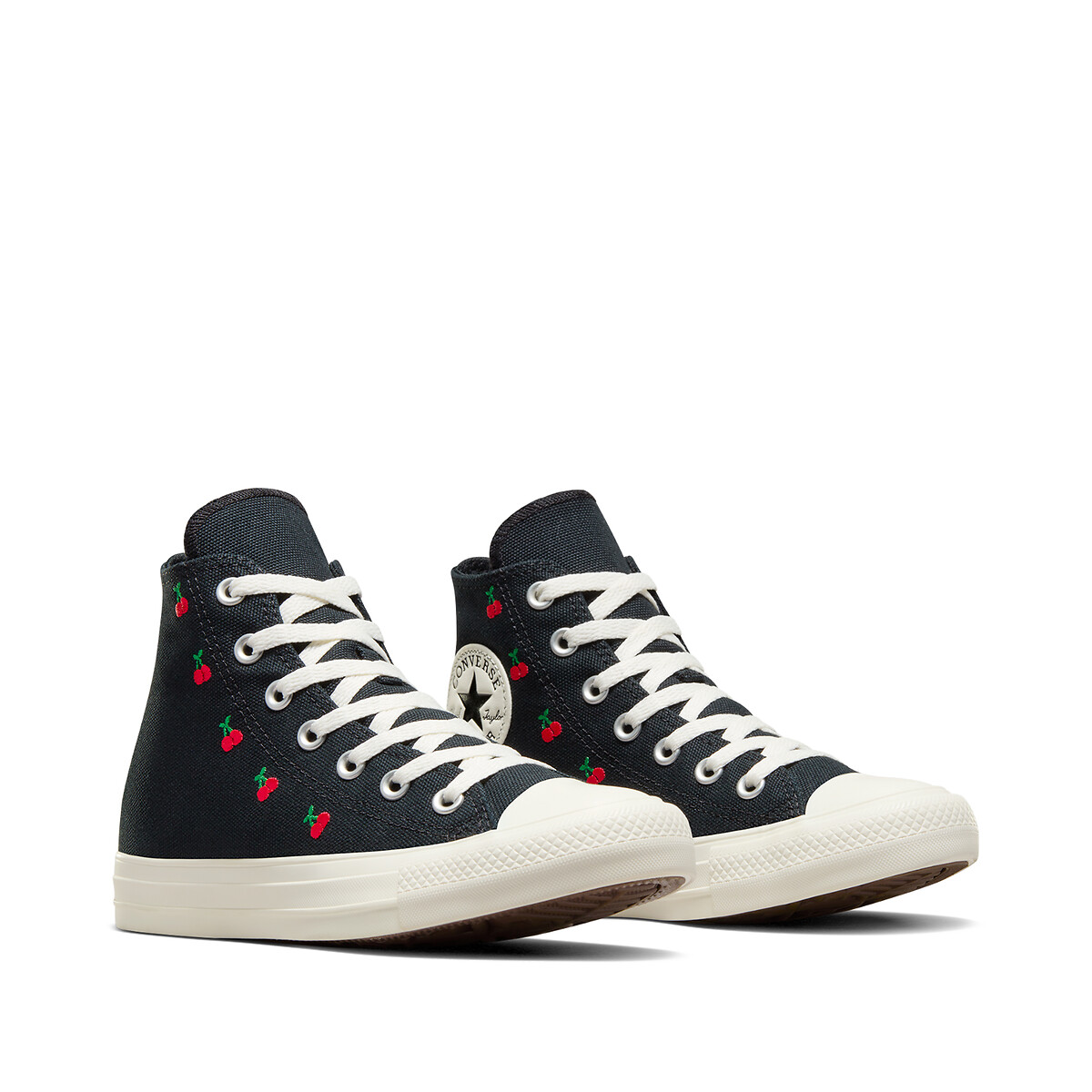 Hohe sneakers chuck taylor all star lift leder schwarz Converse La Redoute
