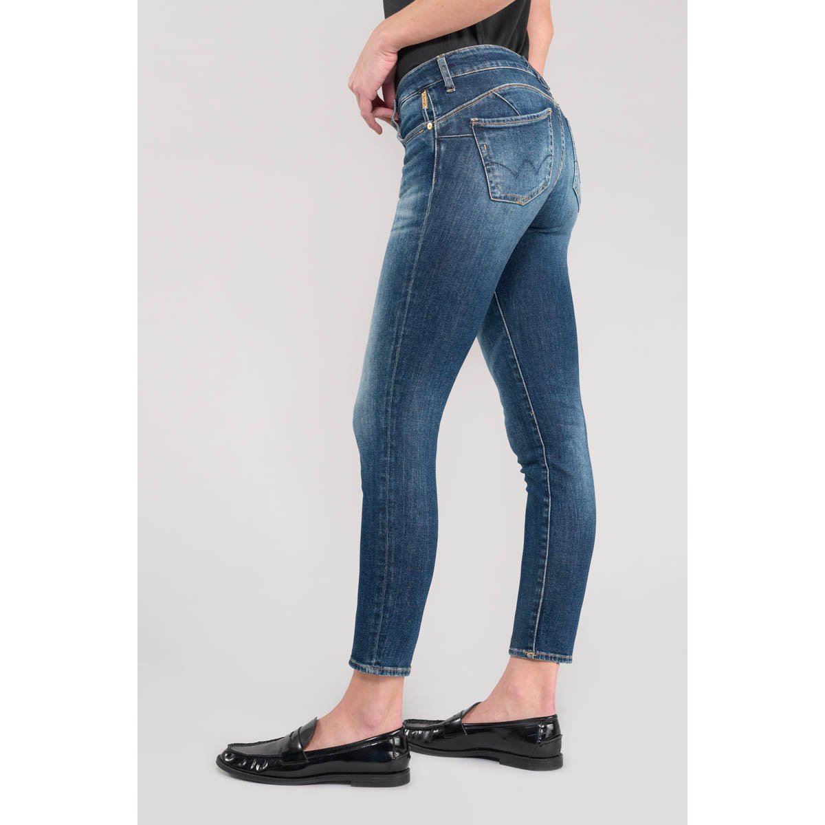Jeans push-up slim PULP, 7/8ème blue, LE TEMPS DES CERISES