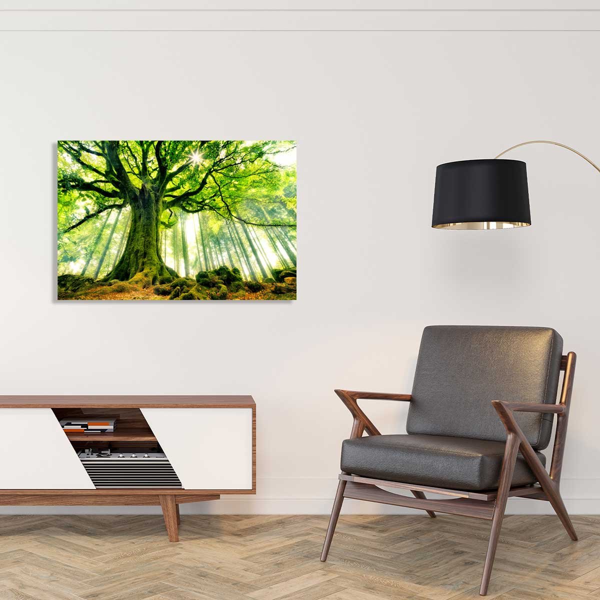 Tableau nature l 'hêtre de ponthus tableau alu dibond, HEXOA