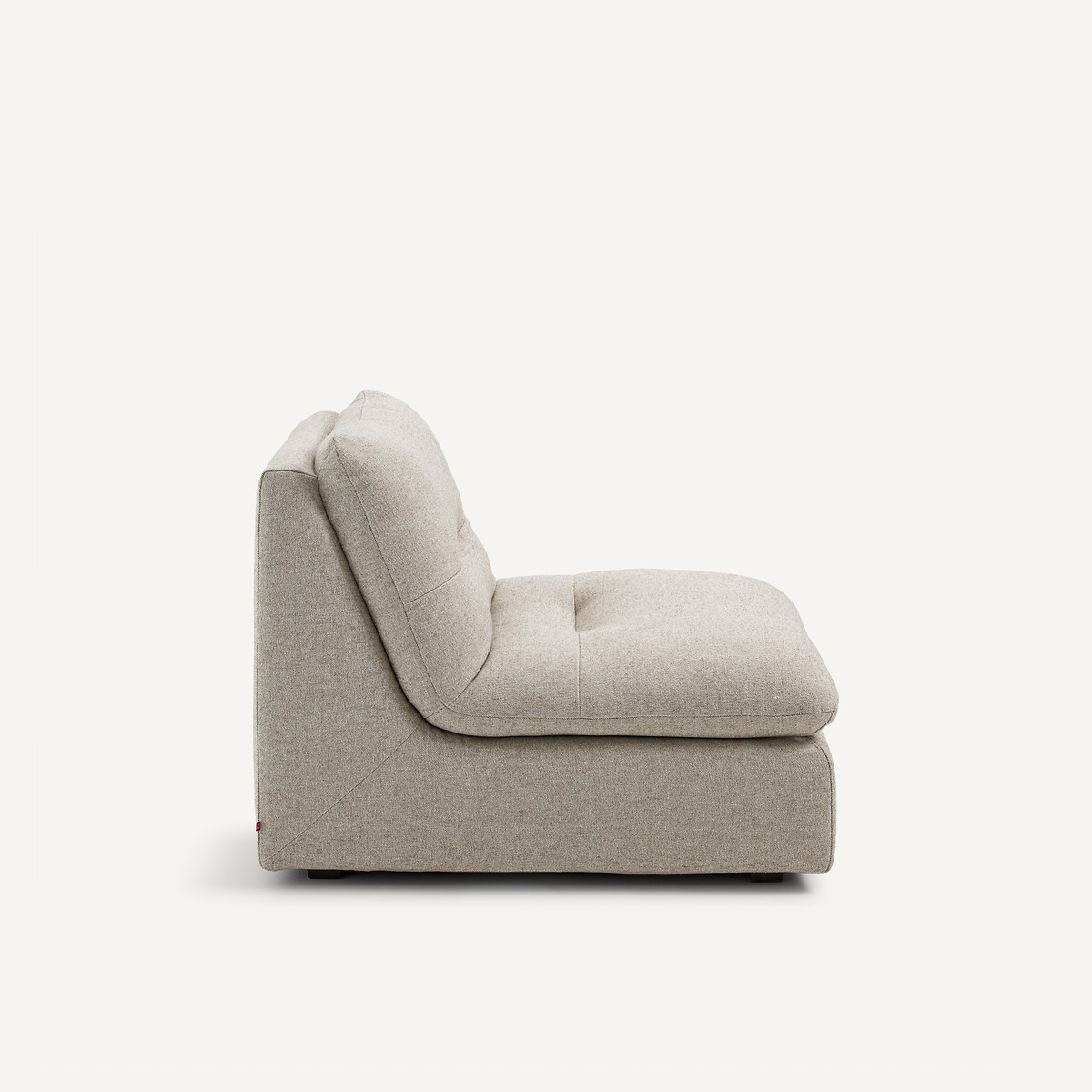 Chauffeuse modulable en texturé lin et viscose, GIULIANO naturel, AM.PM