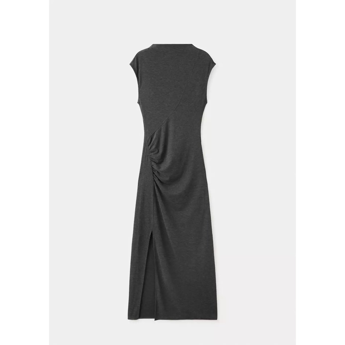 Robe basila gris anthracite, MANGO