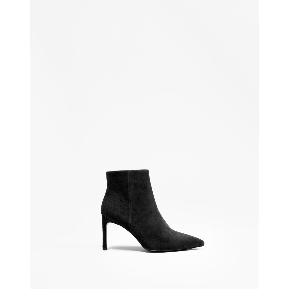 Bottines à bout pointu et en daim NOURA noir, MI MAI