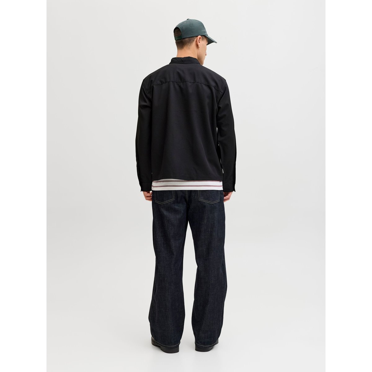 Surchemise black 1, JACK & JONES