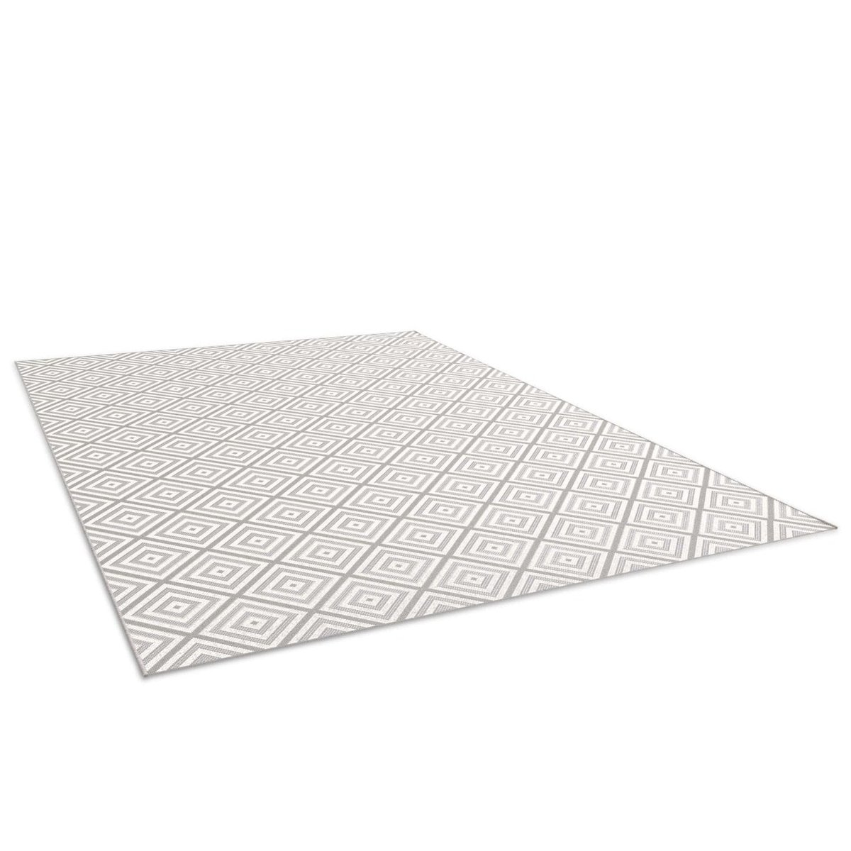 Tapis design intérieur extérieur SOLARA gris minéral, AFK LIVING