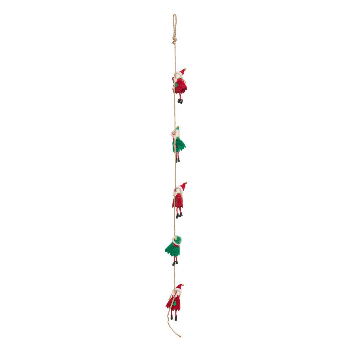 Guirlande 5 lutins grimpeurs 1,4 m multicolore, FEERIC LIGHTS & CHRISTMAS