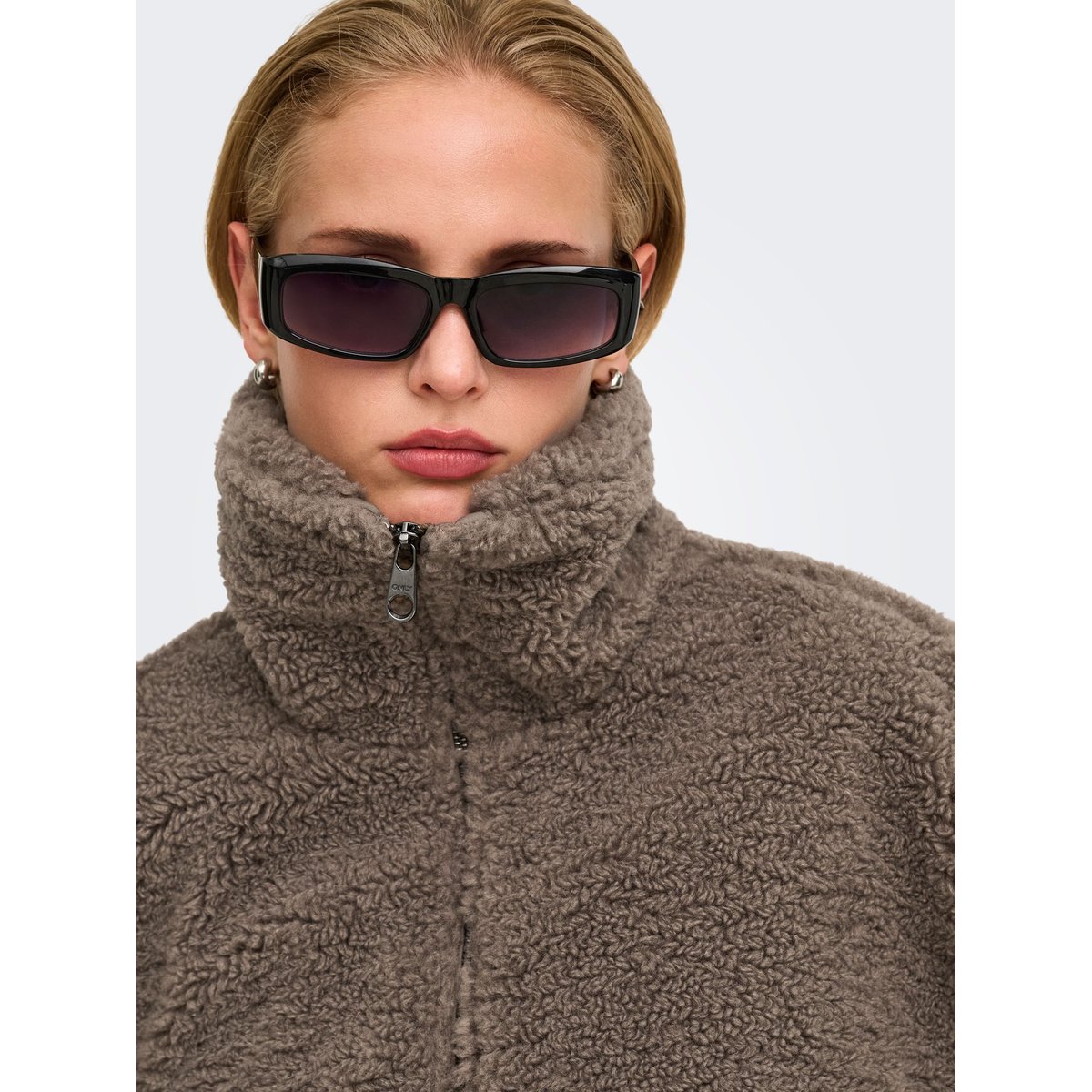 Manteau En Peluche marron - cub 1, ONLY